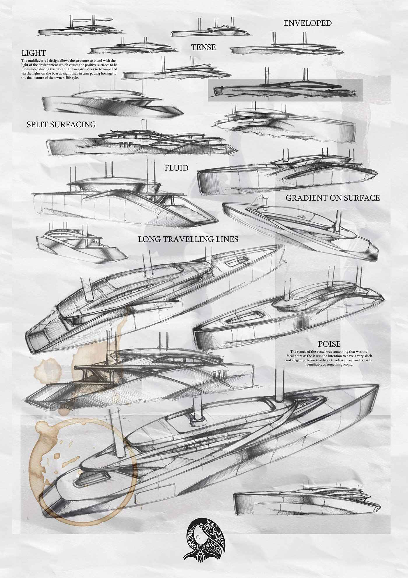 yacht car design automotive   product architecture designer transportation art graphics