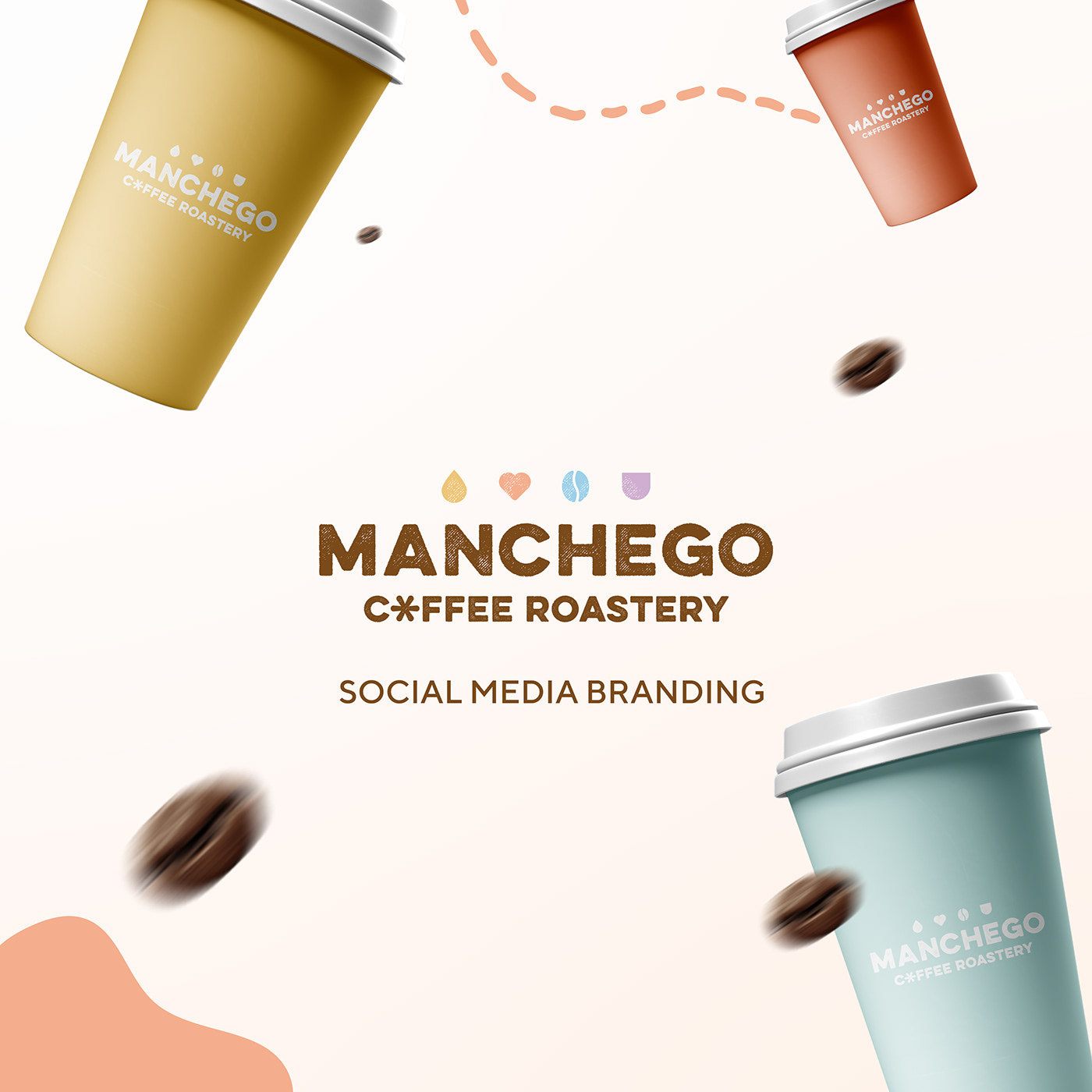 cafe Coffee social media branding  graphic design 