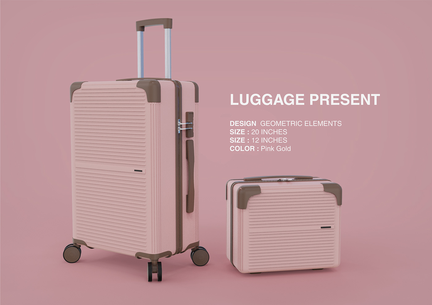 3d modeling bag designer industrial design  luggage design Render