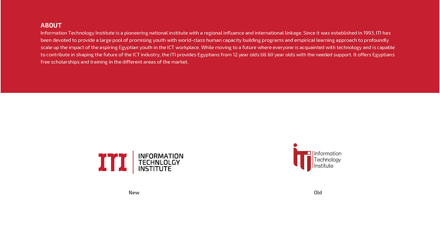 branding  identity information institute International learning logo Technology temple typo