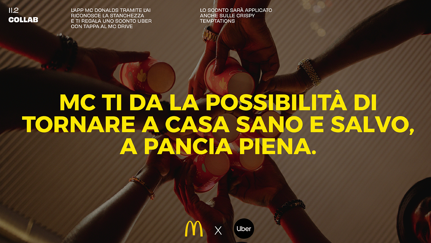 McDonalds Advertising  Socialmedia Graphic Designer Brand Design graphic emotions comunication design gampgna integra IED milano