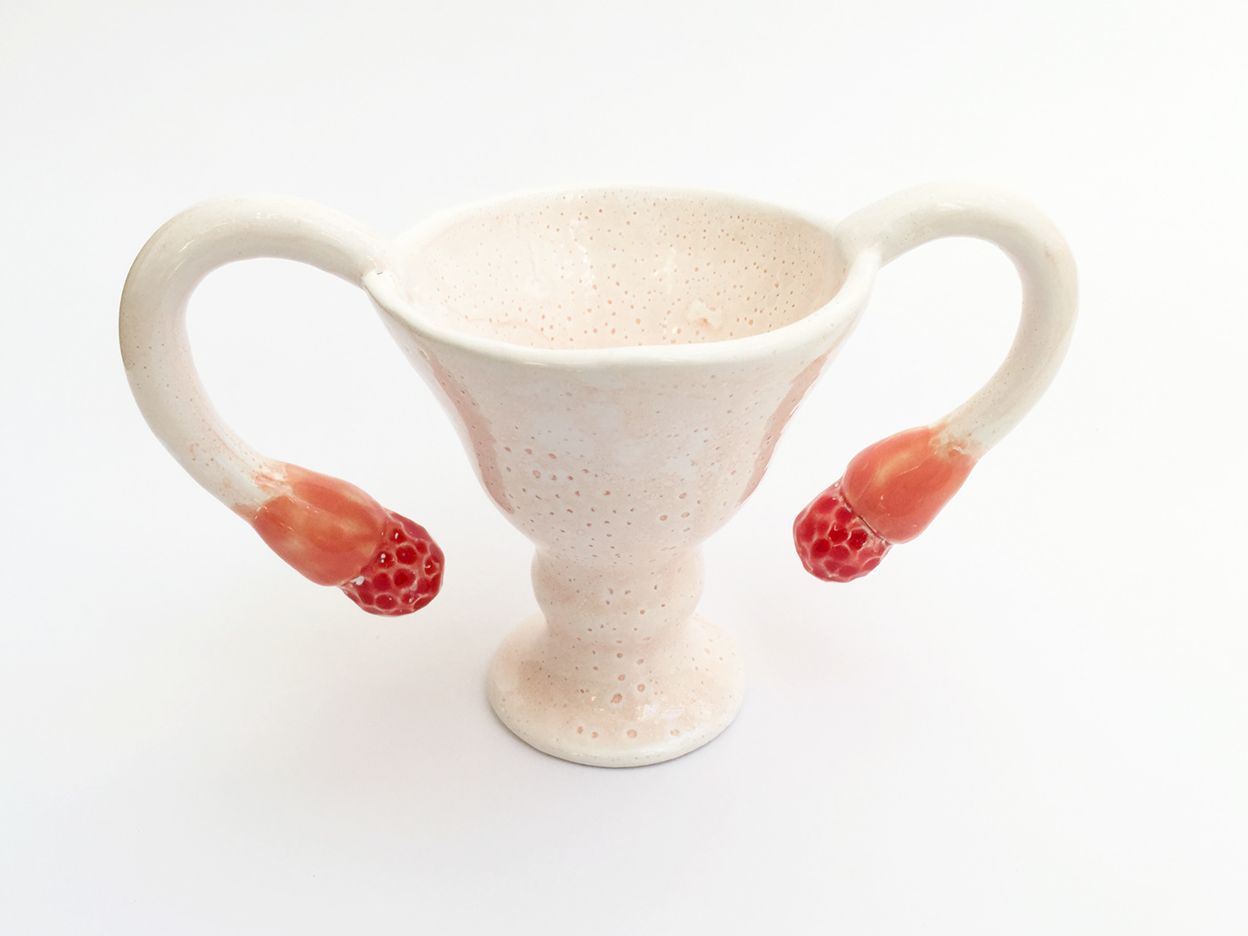 mugterus uterus ceramic Pottery Mug  caneca utero Faiança earthenware