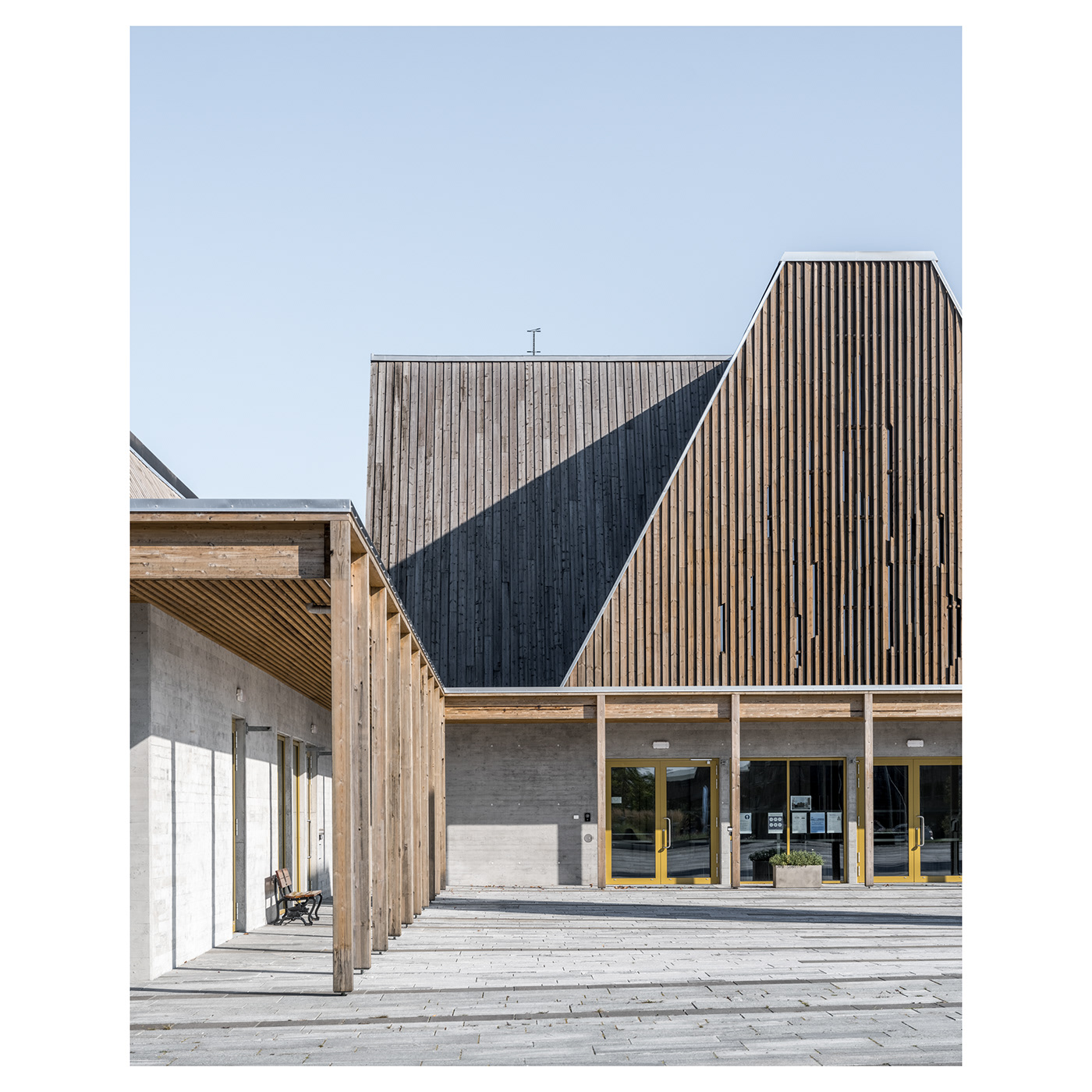 church concrete dansih design nordic norway religious sola wood