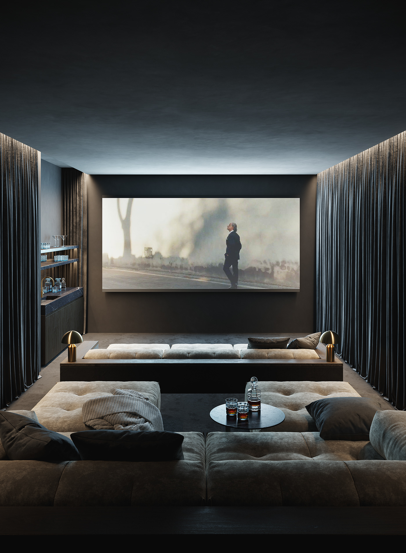 visualization Render corona 3dsmax interior design  Classic London real estate luxury