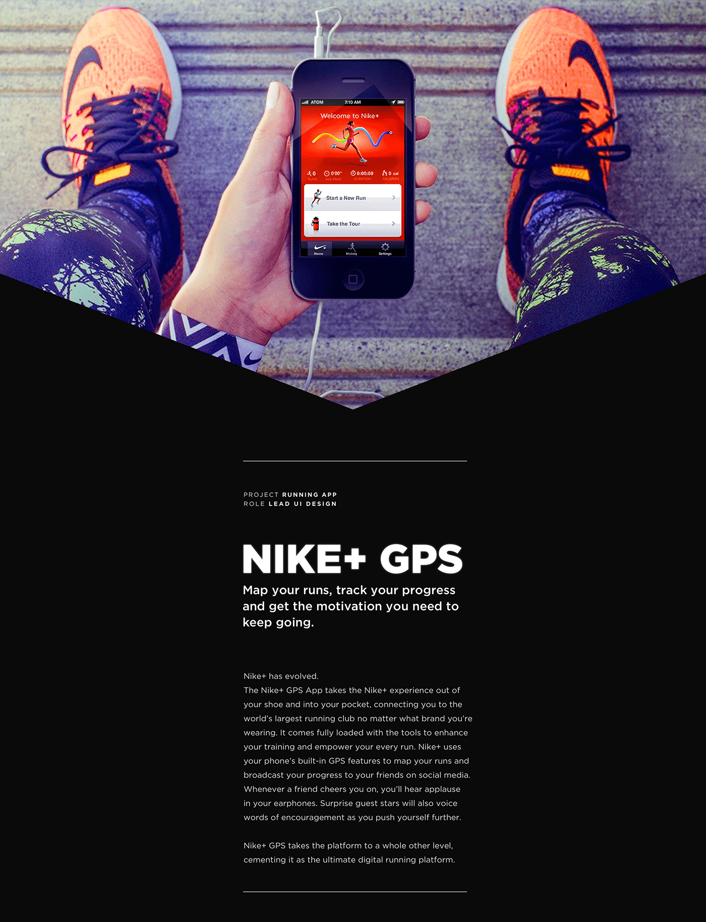 Nike gps mobile iphone app