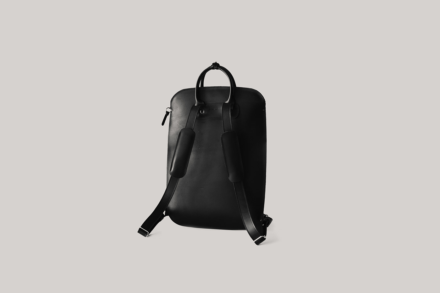 adolfo navarro backpack bag case leather mexico minimal product design 