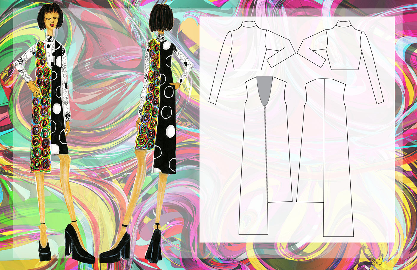 Fashion  60s mod mod fashion Collection Pop Art pop art fashion
