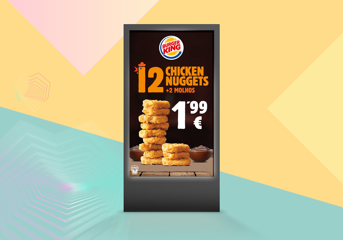 Burger King restauración motion grahics Advertising  graphic design  OOH pop