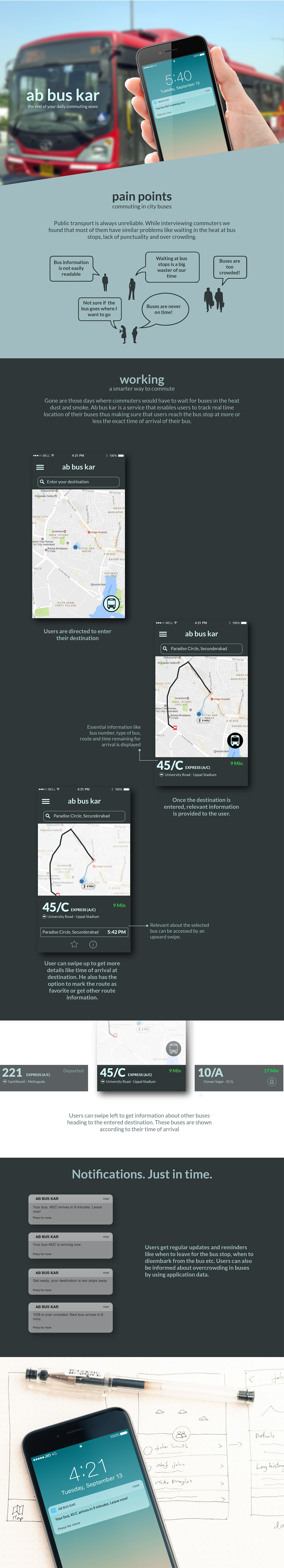 Interaction design  bus service internet of things