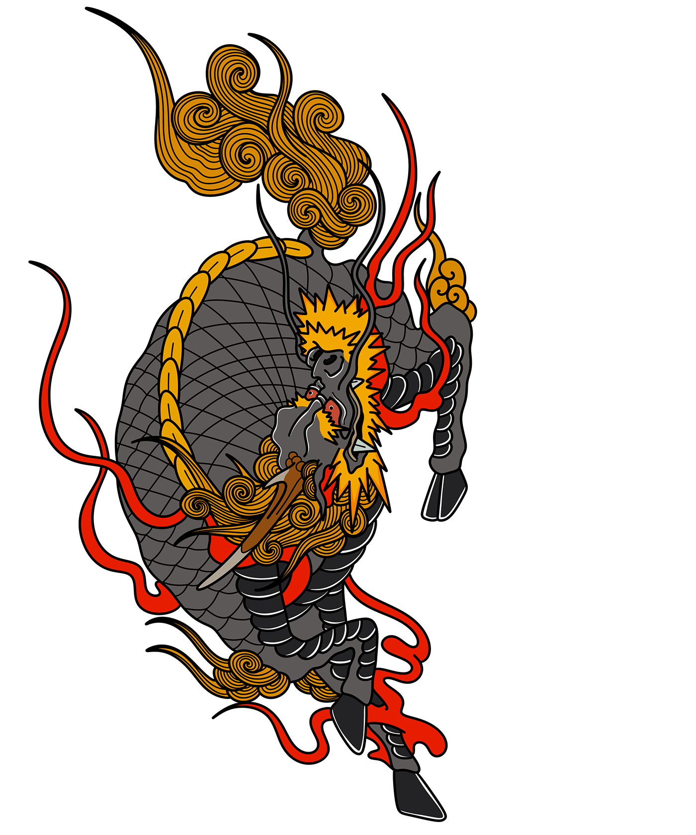 Kirin dragon Qilin mythical creature Folklore korean folk art mythology legendary creature
