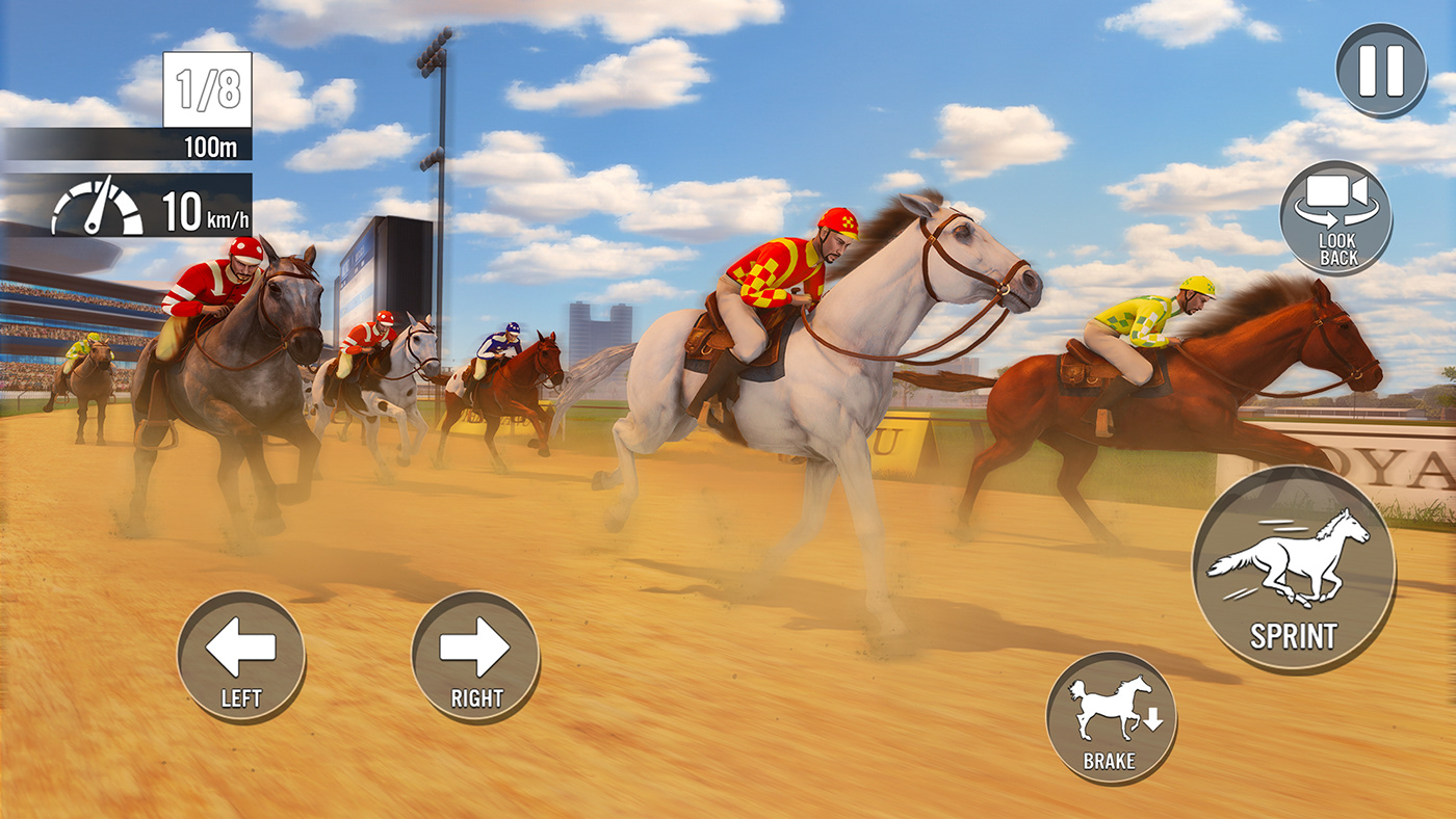 horse Racing stable android ios screenshot rendering mobilegame unity