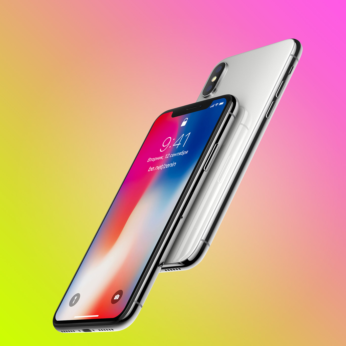 Download iPhone X free PSD mockup on Behance