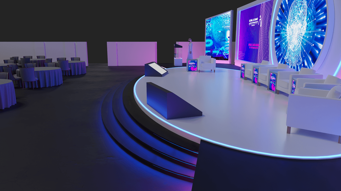 design Exhibition  booth Stage STAGE DESIGN 3d modeling 3d design Event Event Design