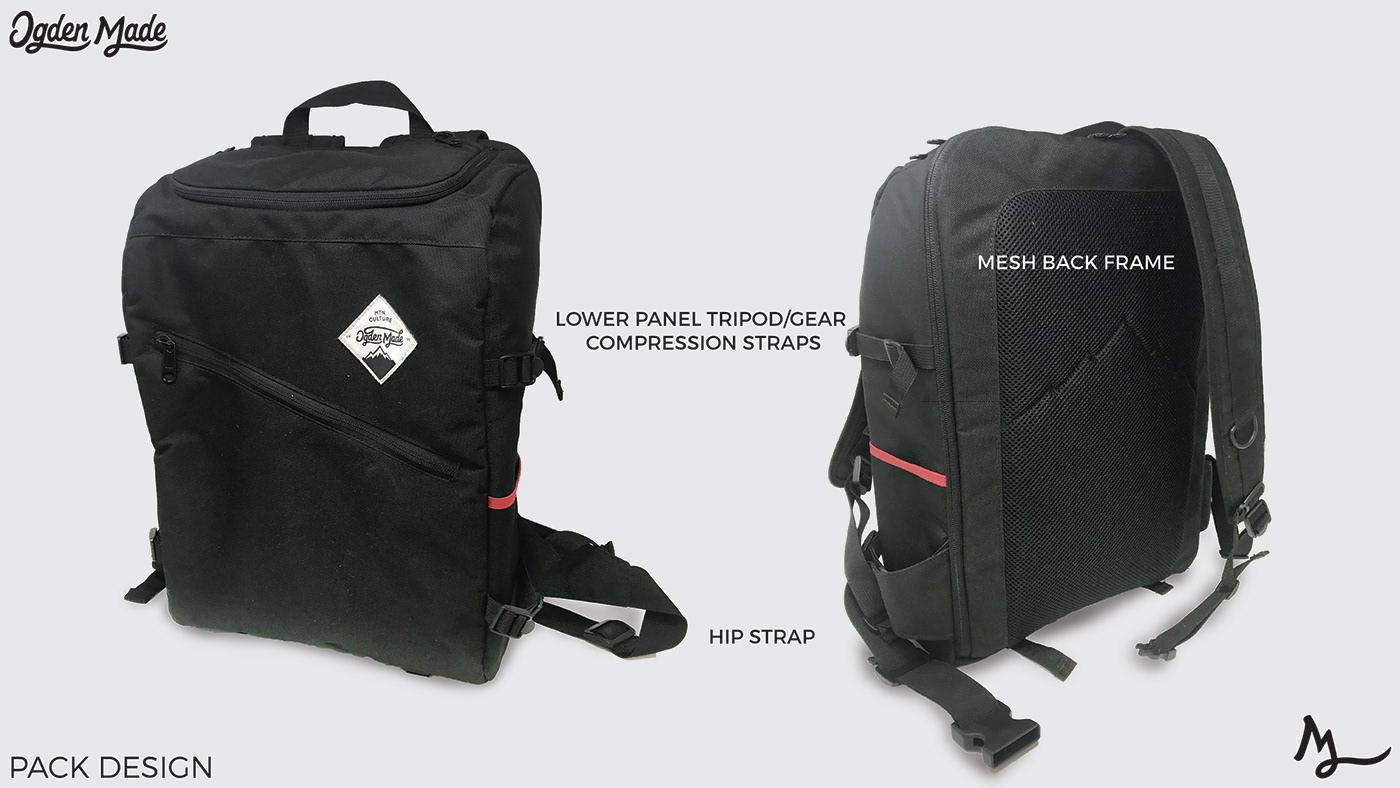 bag design camera bags USA made backpack Backpack design adventure pack Outdoor Bags