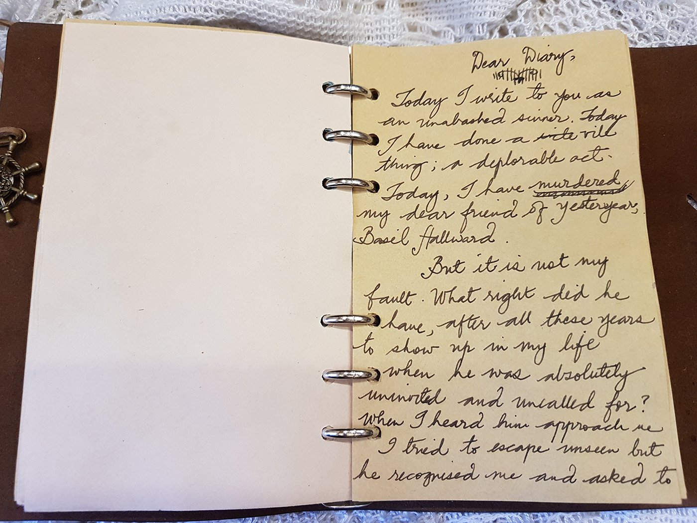 fiction archival Diary writing  ILLUSTRATION  sin personal Oscar Wilde Dorian Gray mixed media