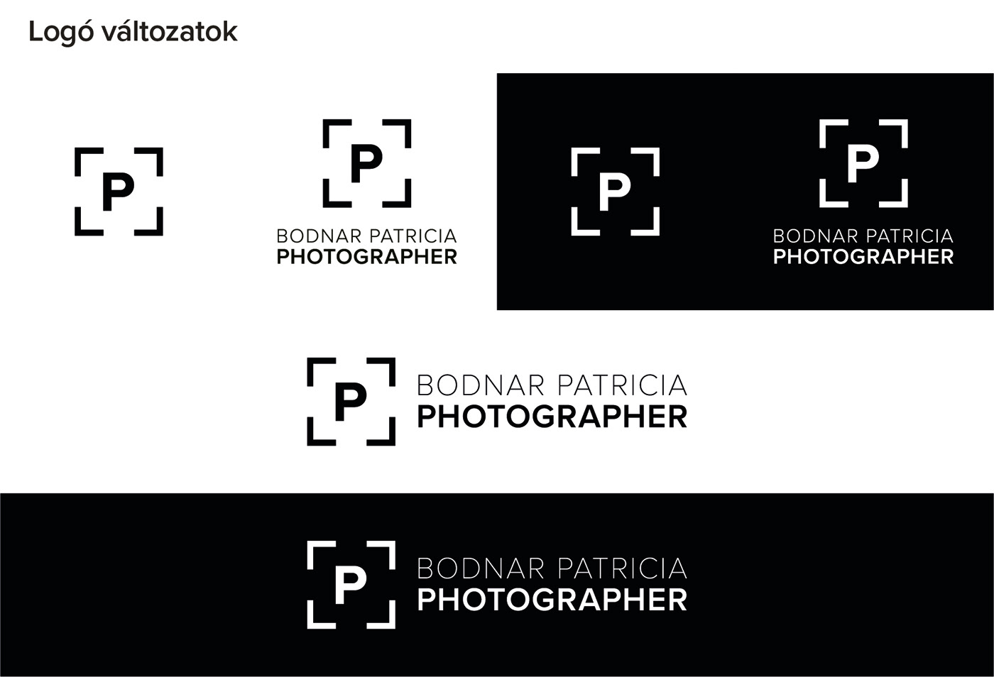 logo identity photographer logodesign visual identity