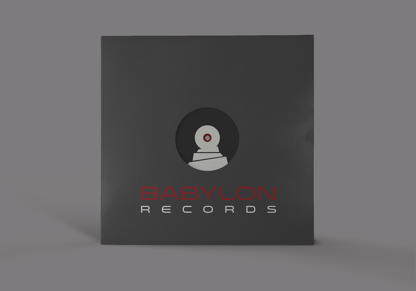 logo brand marchio Records Project music store babylon vinyl torre babele tower disco music industry recording Logo Design