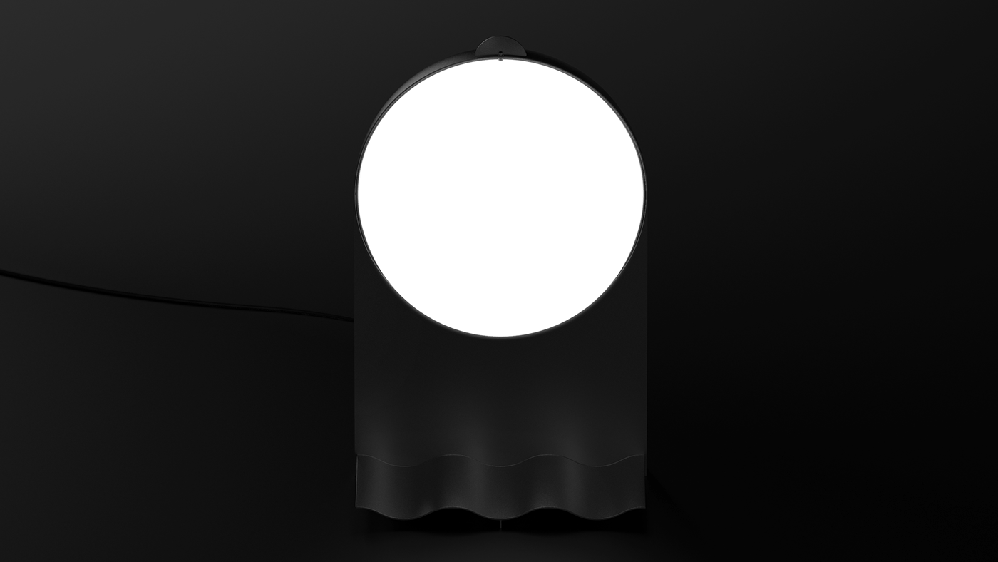 design desk desklamp industrial Lamp light moon object product tray