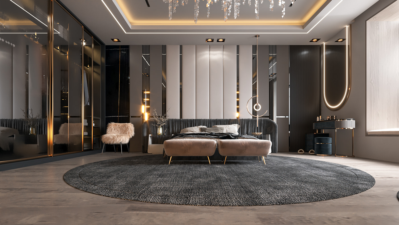 indoor interior design  visualization modern 3D art decor Interior design visual identity
