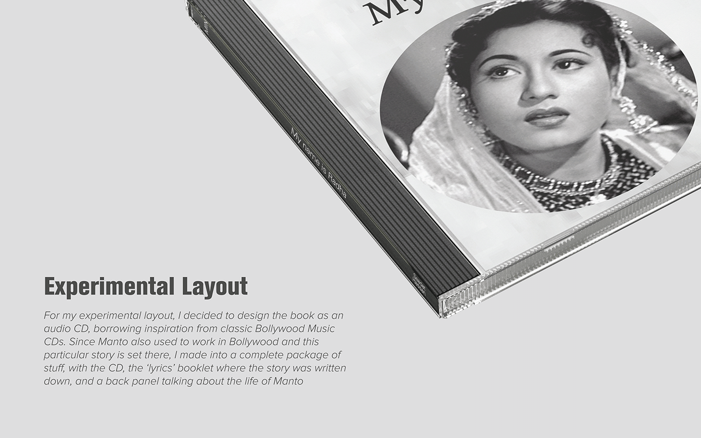book book cover CD cover experimental Manto modern layout typesetting