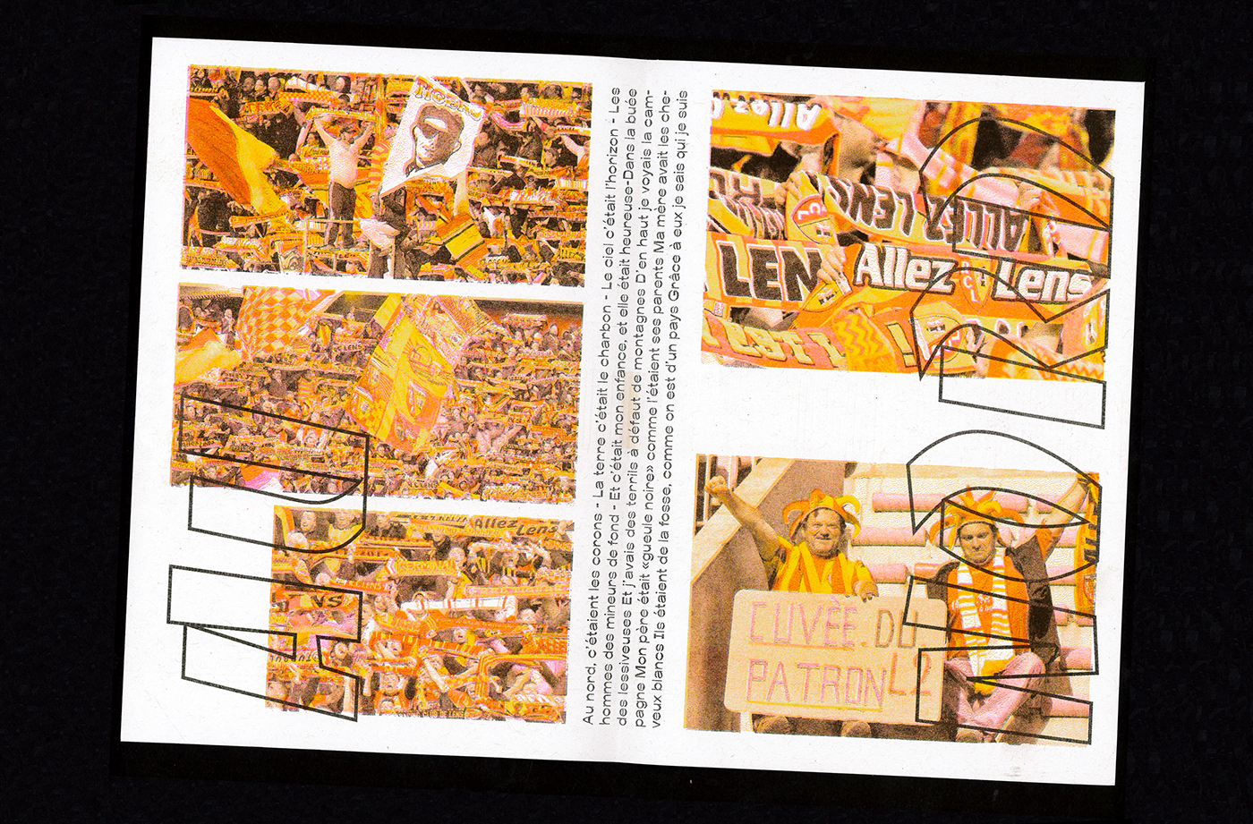 fanzine editorial design  book print typography   Riso Risoprint football typedesign colors