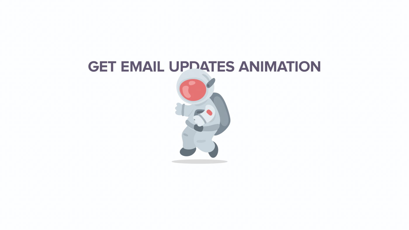 UI Animation web animation design Web Design  flat Character animation  subscribe newsletter subscription