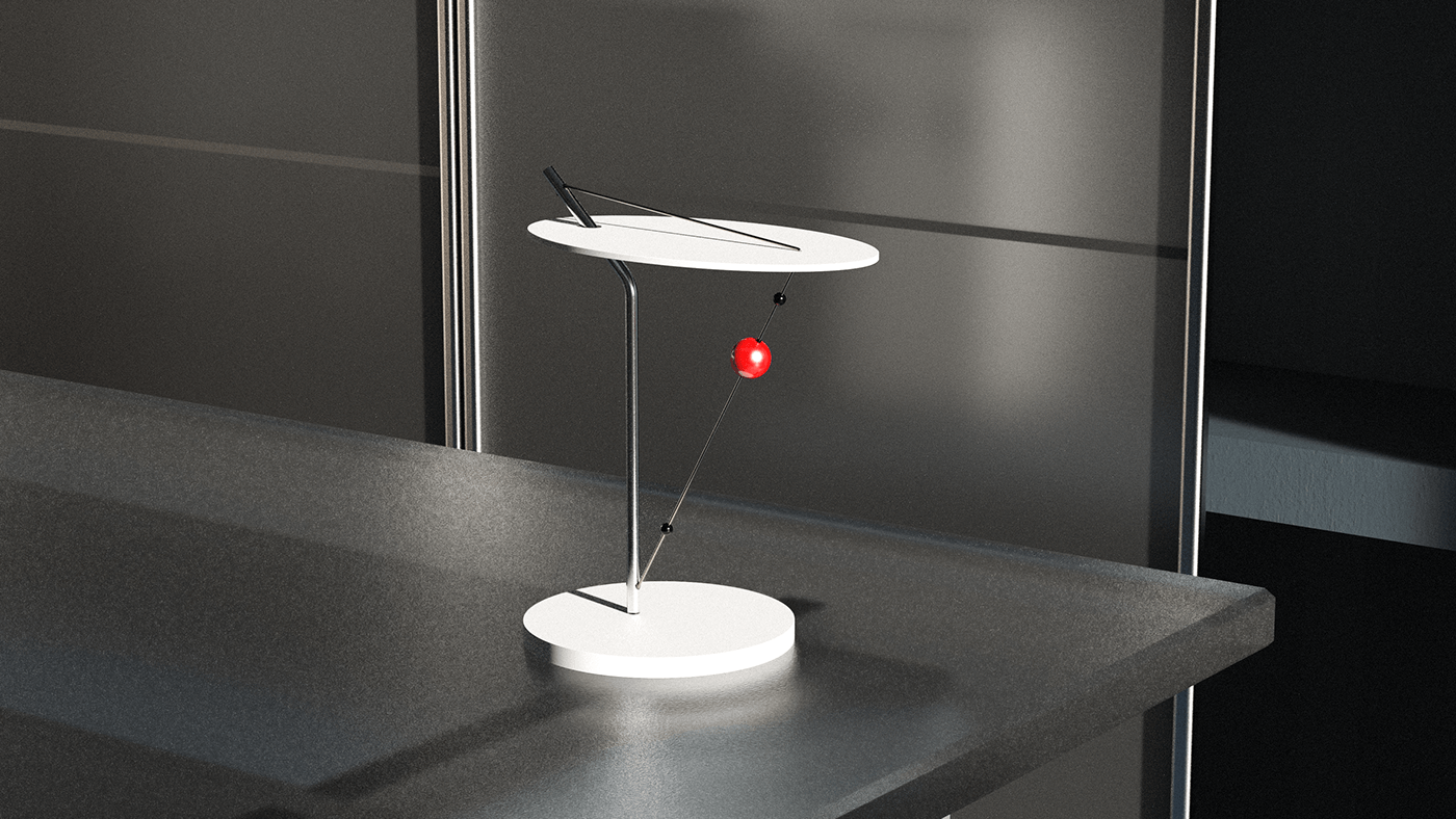 Lamp product design  3D Render industrial design  cosmos Space  Interaction design  product concept