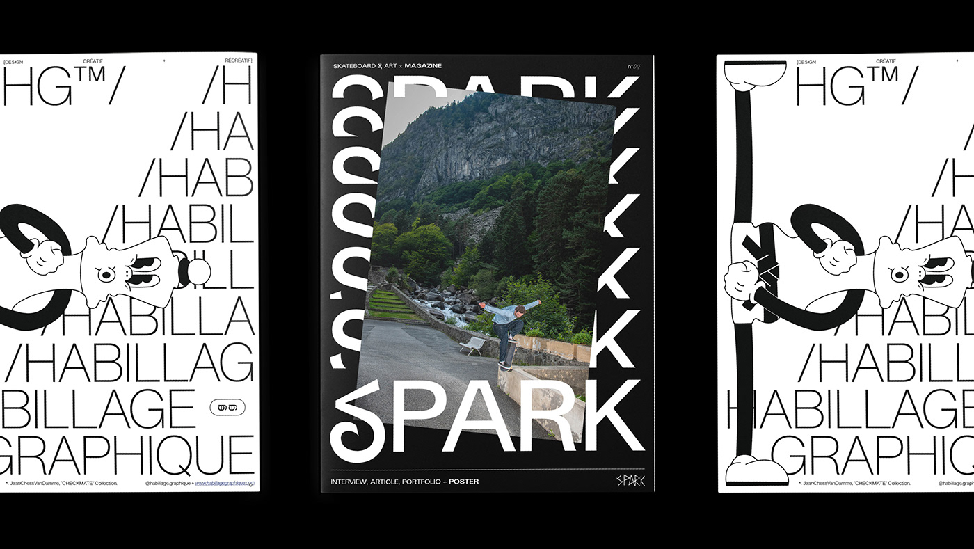book design design editorial graphic design  Layout magazine poster print skate typography  