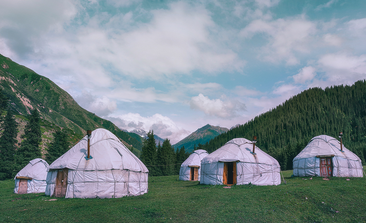 kyrgyzstan lanscape Nature Photography  mountains Travel peaks DjetyOguz