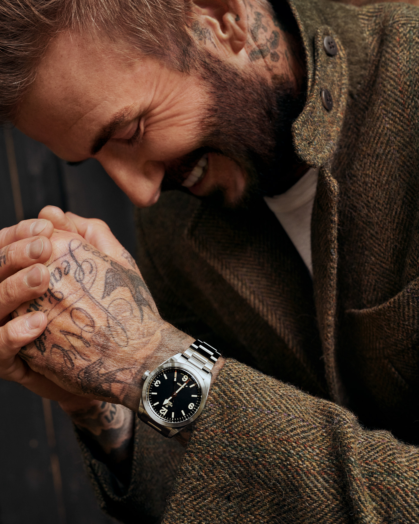 david beckham digismith Fashion  Post Production retouching studio Tudor Watches Watches