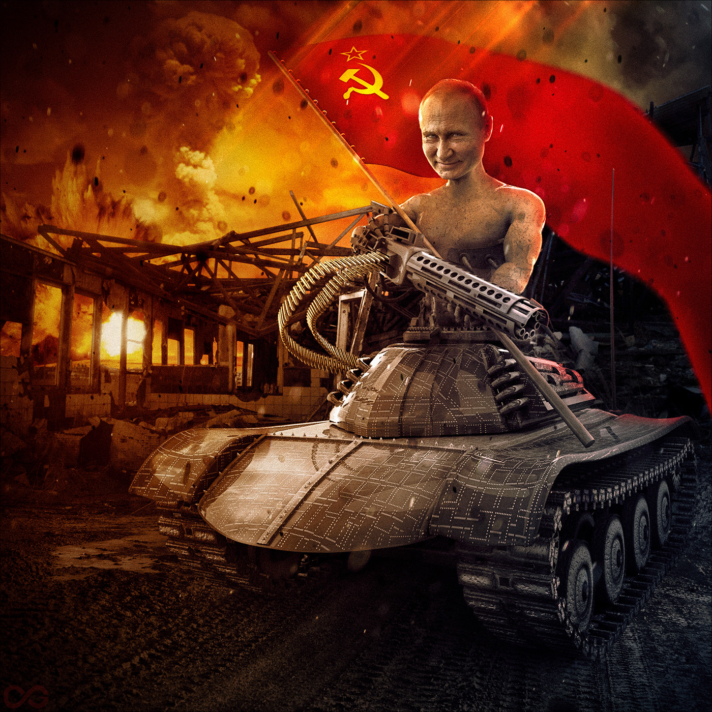 artwork Digital Art  ILLUSTRATION  Russia War