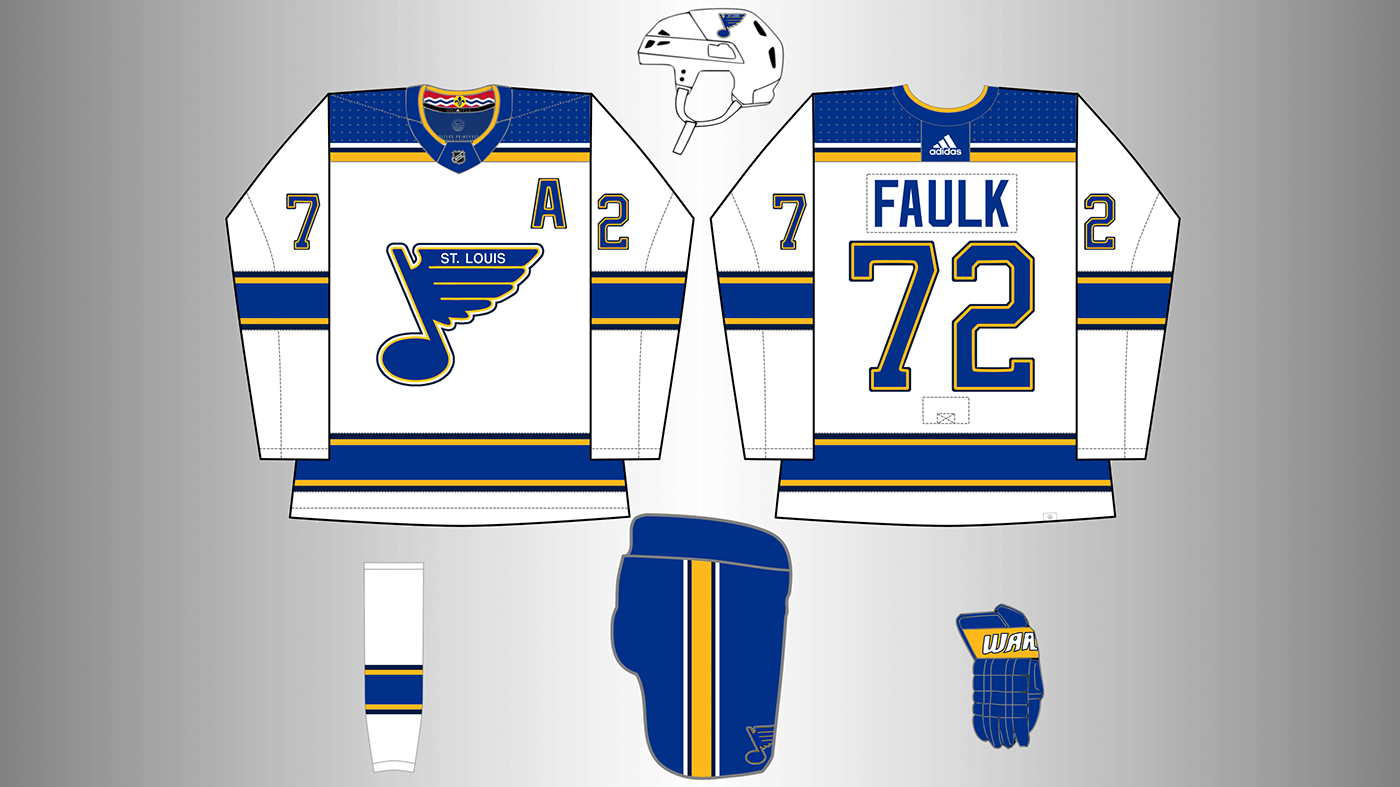 Sports Design NHL adidas hockey St Louis Blues
