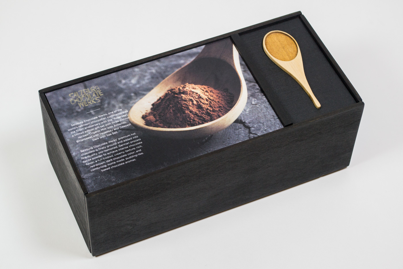 chocolate Cocoa powder german Hot Chocolate Wooden box