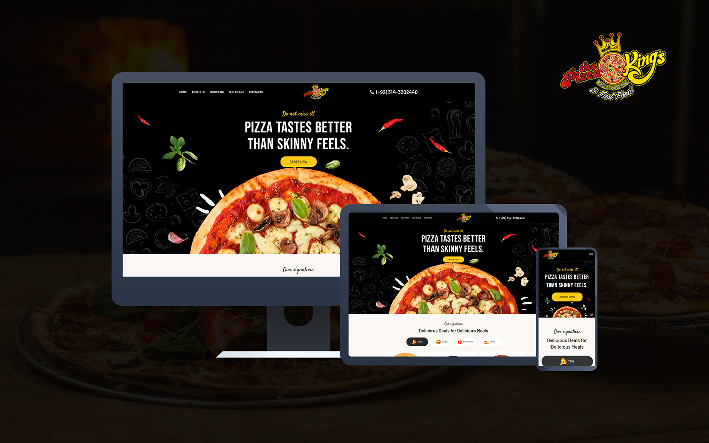 Fast food restaurant Website Design php development Ecommerce UI/UX