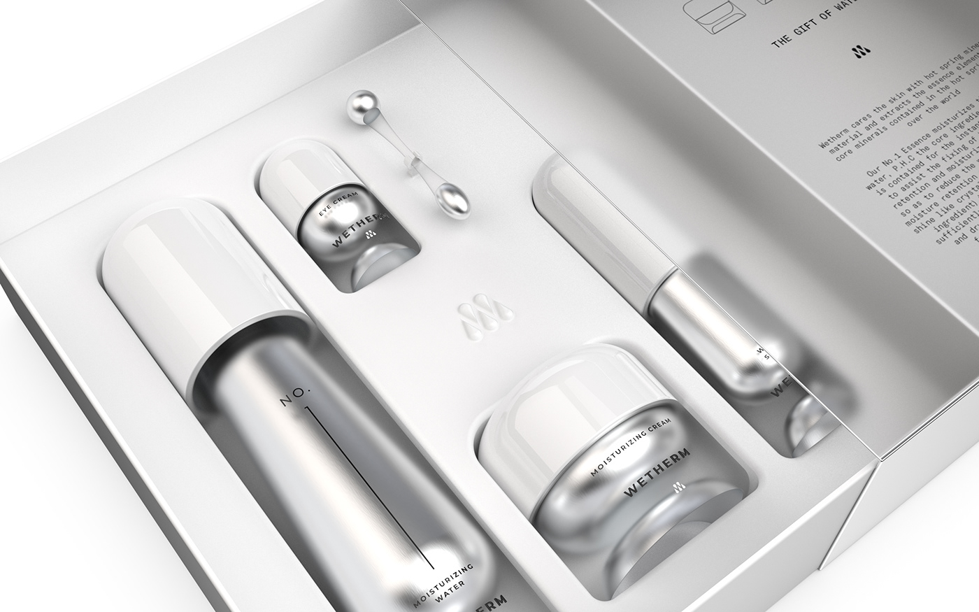 bottle design branding  Cosmetic Moisturizer Packaging perfume serum skincare system water