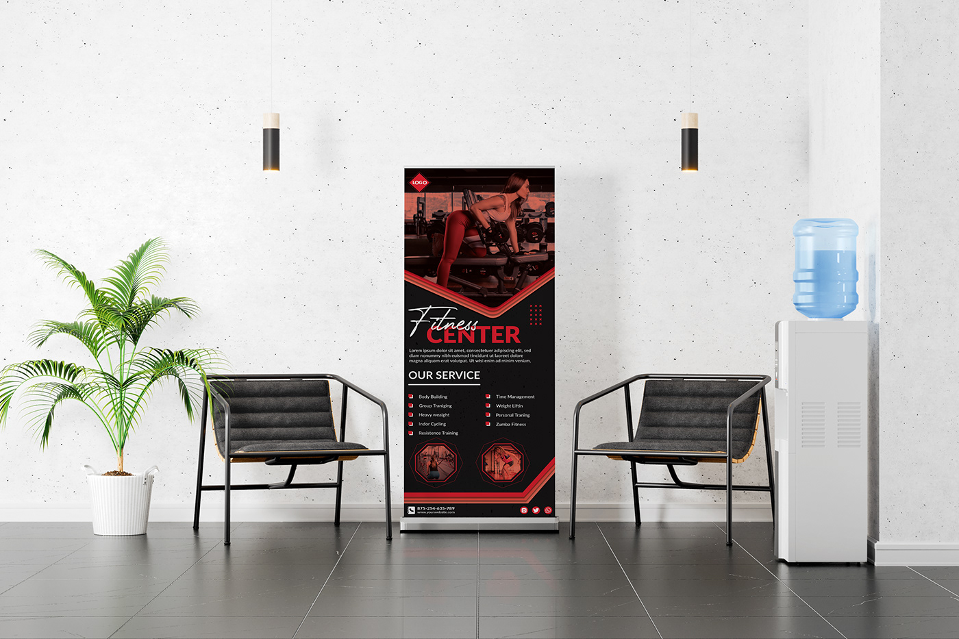 rollup rollup banner Advertising  adds Modern Design creative corporate marketing   Promotional rollup banner design