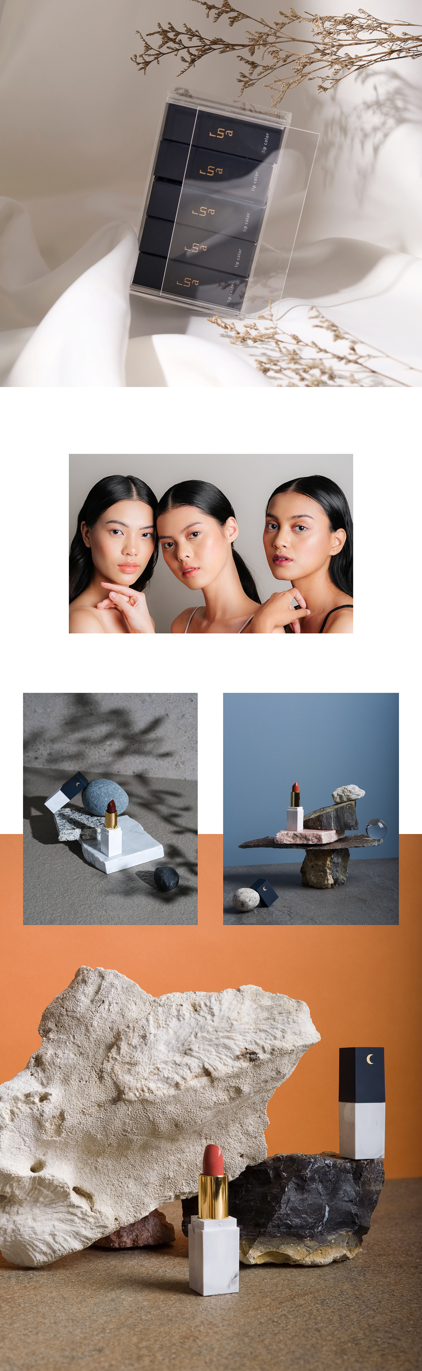 brand identity branding  design graphic design  ILLUSTRATION  Packaging beauty Fashion  skincare art direction 
