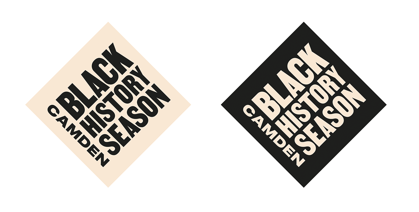 black history month camden brand identity Logo Design kente Social Media Design editorial design 