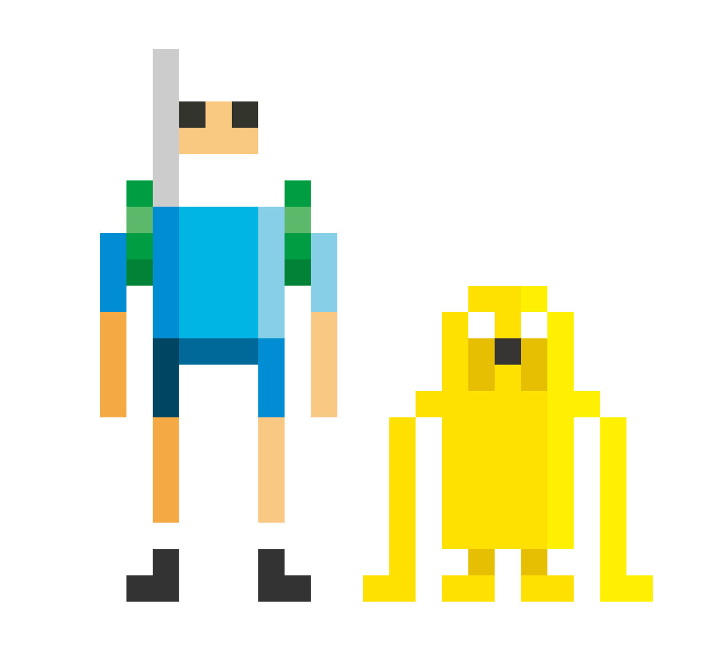 Adventure Time Jake Finn pixel  pixel art pixelart 8bit