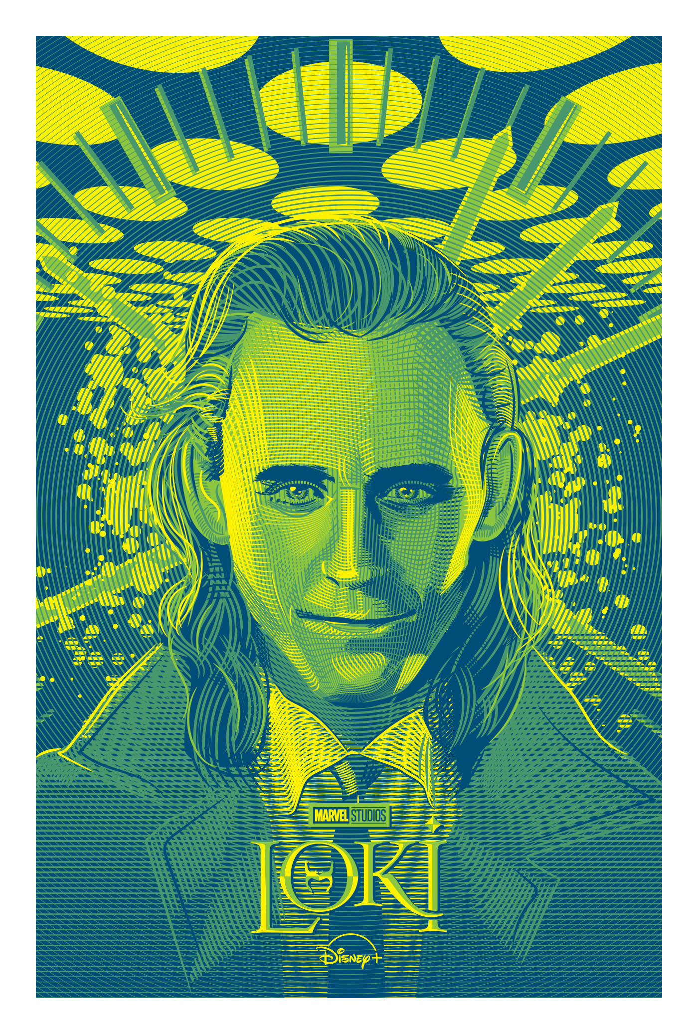 creative marketing disney disneyplus key art keyart Loki marvel movie poster