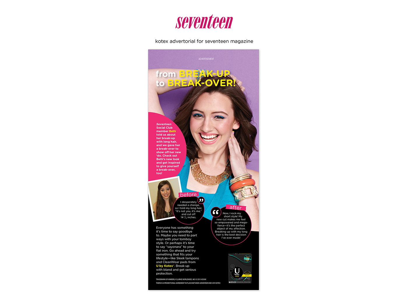 Seventeen Digital Flyer hearst conde nast magazine advertorial gatorade Advertising  media Social media post