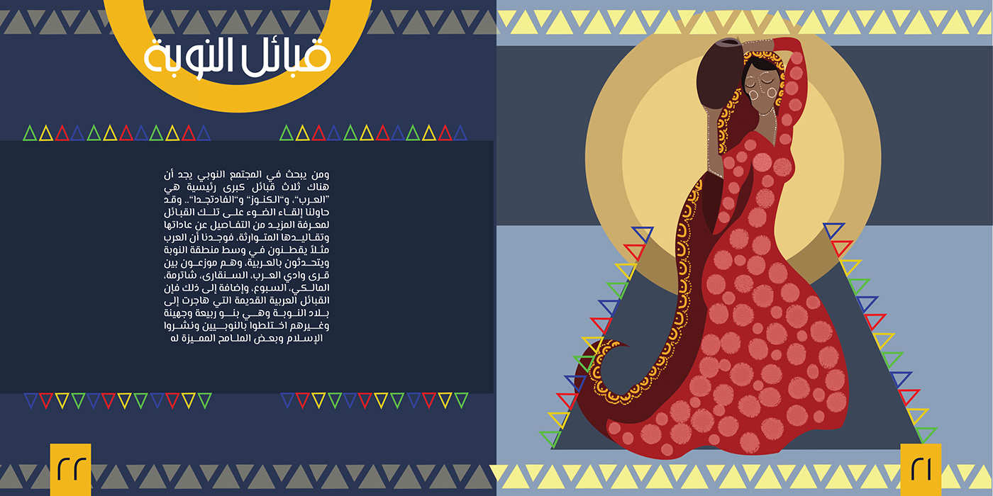 book design colors digital painting egypt egyptian lifestyle Layout nuba egypt Nubian Nubian Art nubian style