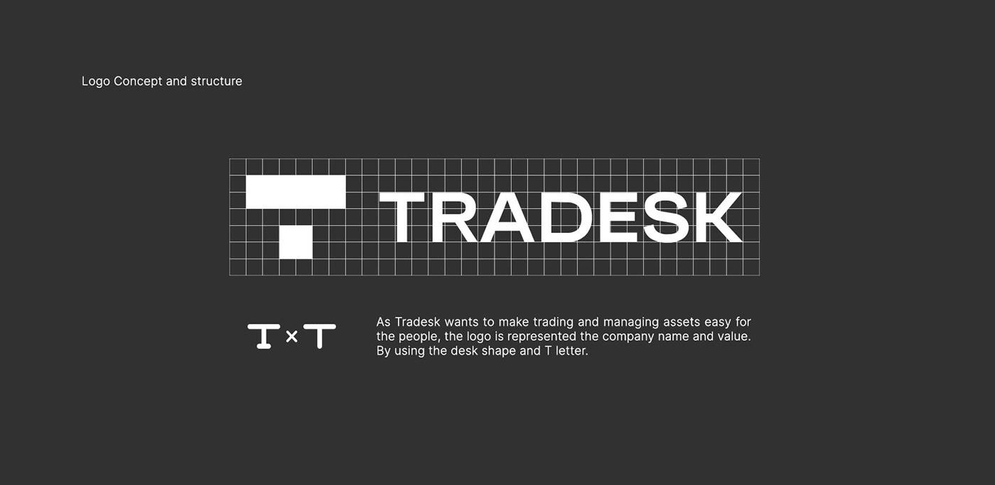 Tradesk NFT Market place brand identity 