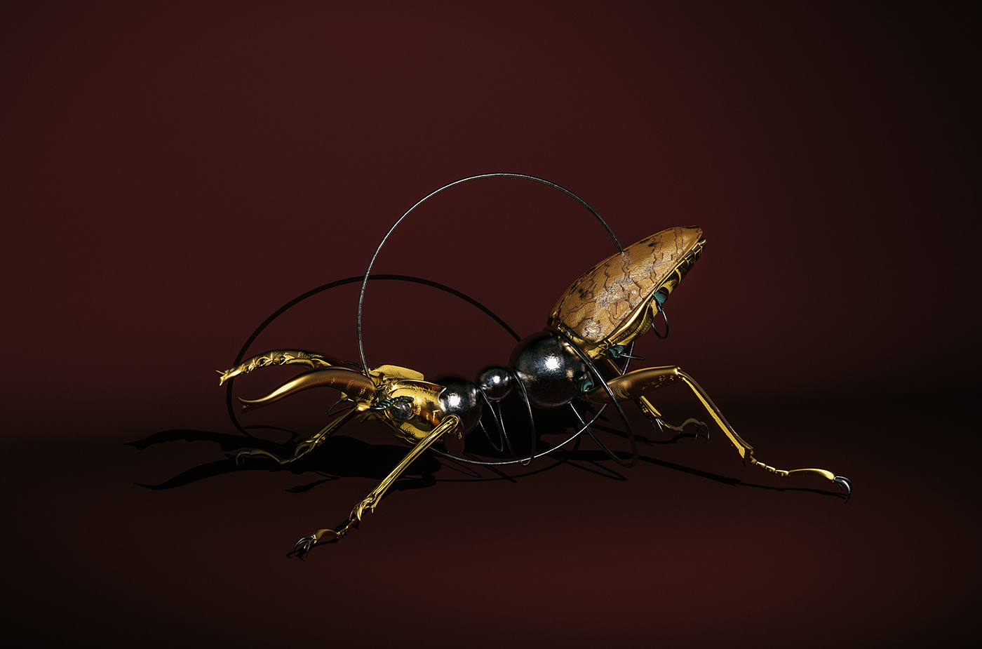 science art contemporary design CGI insect Nature 3D macro conceptual