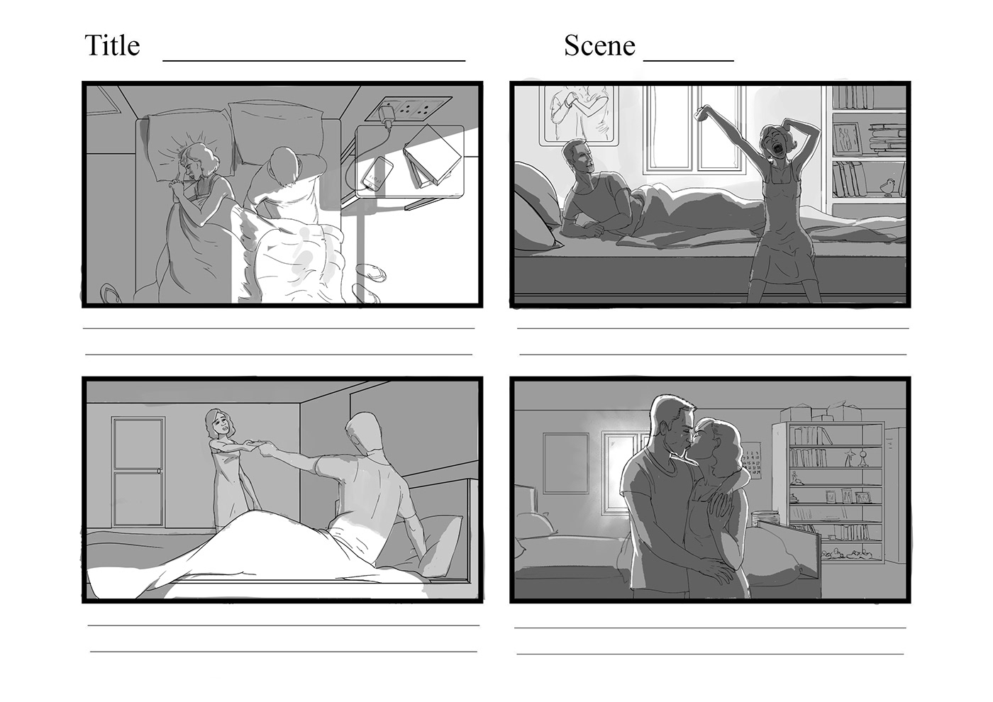 live action Project Script storyboard