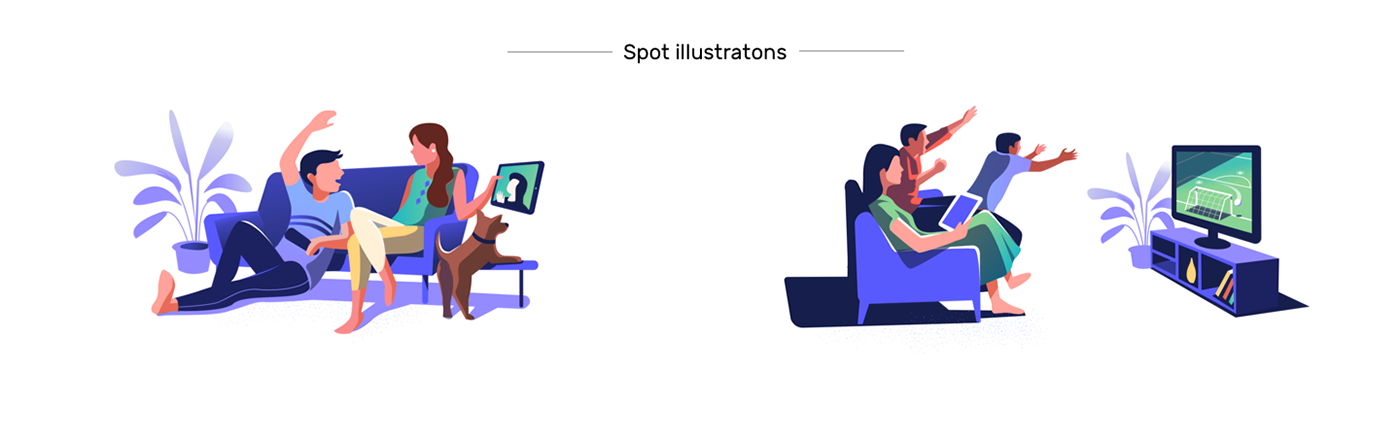 Collaboration ILLUSTRATION  motion design product illustration Story telling ux/ui visual design visual language Web Web Experience