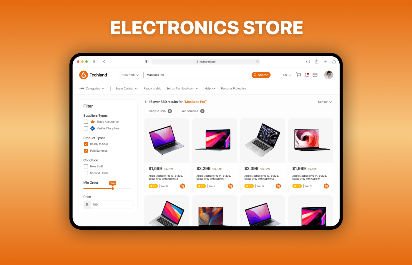 e-commerce ecommerce website Electronics Figma online store ui design UI/UX user experience UX design Web Design 