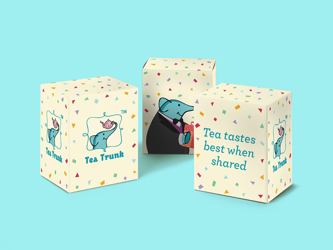 Tea Packaging FMCG Goa tea trunk India packaging design