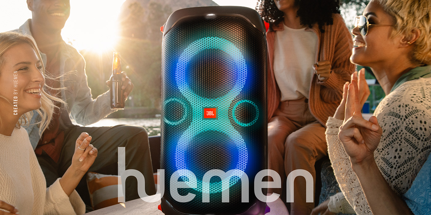 industrial design  product speaker jbl music partyspeaker huemen bluetooth speaker partybox design