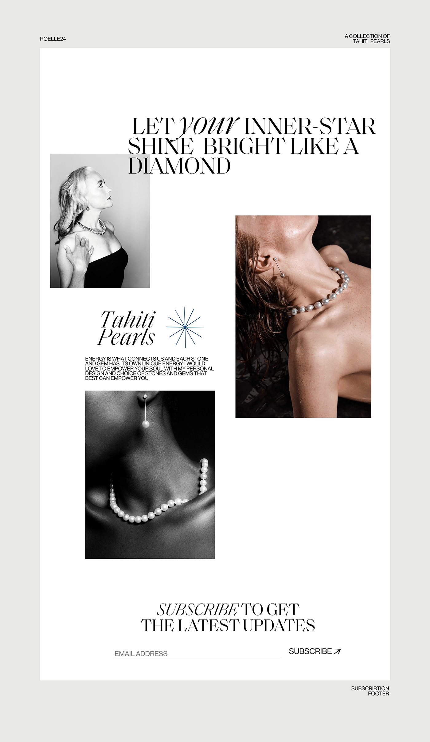beauty brand identity concept editorial Fashion  Jewellery design model typography   visual